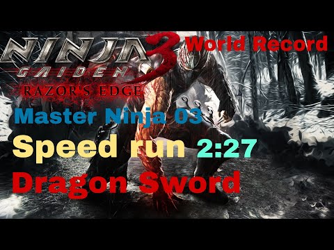 Ninja Gaiden 3 Razor's Edge Speedrun 2:27 Master Ninja 03 DS