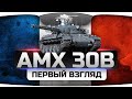 Первый Взгляд на новый AMX 30B. Ни рыба, ни мясо, но картон. 