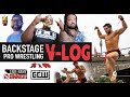Backstage Pro Wrestling Vlog Karate Man Debut AIW GCW