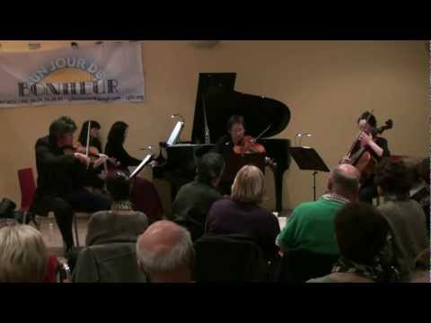 BRAHMS (1) Piano quartet in G minor by Quatuor PHAM. LIVE in Lésigny 2012