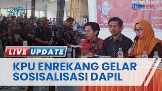 KPU Enrekang Gelar Sosialisasi Dapil dan Alokasi Kursi Anggota DPRD di Cafe Ayla Swiss