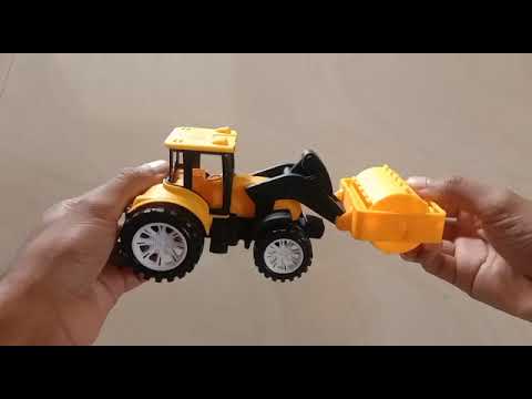 neoinsta shopping Medium size friction powered plastic road roller yellow  color toy for kids