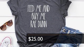 RAE DUNN // MESSY BUN, TJ RUN, RAE DUNN // NEVER DUNN SHIRTS ON THE CRICUT