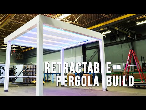 Making of a Pergolam Retractable Pergola