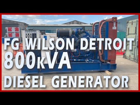 FG Wilson Detroit Diesel Generator 800kva – XP80021 Test #perkins | #fgwilson Authorised Dealer