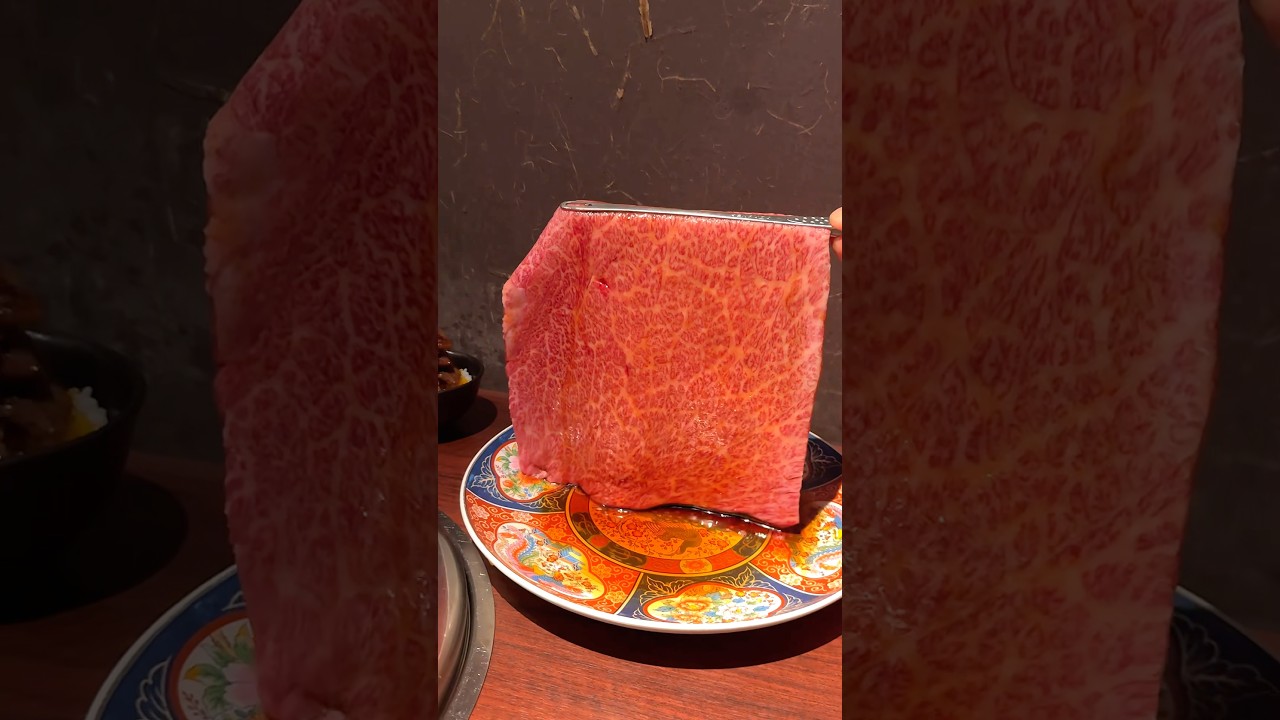 日本一大きなザブトン焼き🥩【飯田橋：和牛焼肉 とびうし】