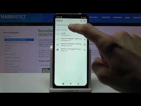 Cómo borrar historial de Oukitel C15 Pro - historial de Chrome