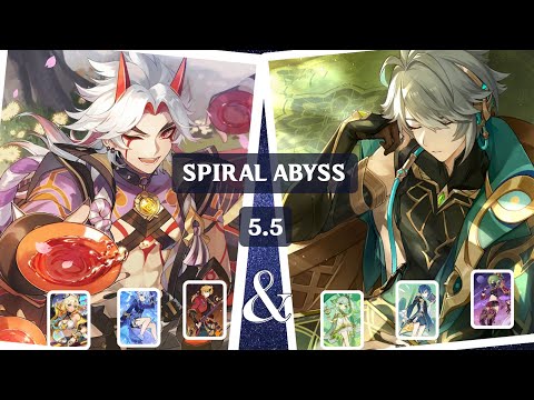 C2 Arataki Itto Hypercarry and C0 Alhaitham Hyperbloom | Spiral Abyss 5.5 | Genshin Impact