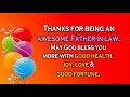 Happy Birthday Father In Law Birthday Wishes For Father In Law