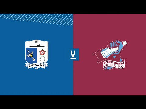 Barrow AFC 1-0 Scunthorpe United League Two 2020/21