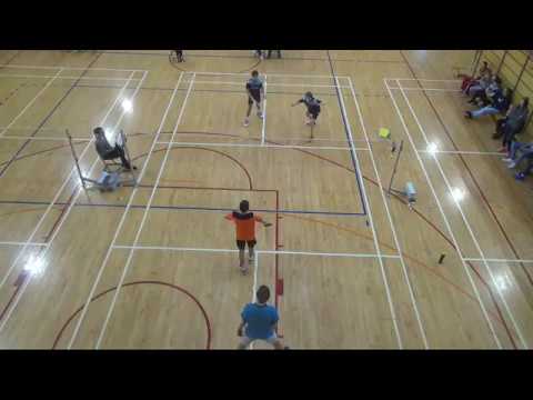 Badminton Kungota TV 5.3.2017 Klemen Lesničar + Miha Masten - Gustav Andree + Tobias Rudolf