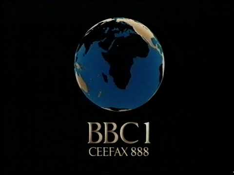 BBC1 Continuity & globe ident 1980s