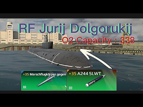 RF Dolgorukij - submarine with the highest O2 capacity #modernwarships