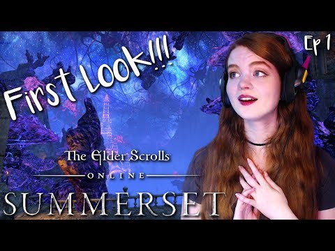 LET'S PLAY: ESO SUMMERSET! | Closed Beta Gameplay! Ep 1