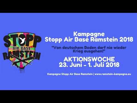 Stopp Air Base Ramstein 2018: Drohnenkrieg aus diesem Land, unsere Antwort: Widerstand!