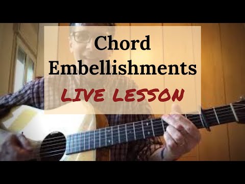 GUITAR CHORD EMBELLISHMENTS - RHYTHM GUITAR LESSON