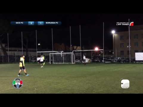 Lega calcio a 8 - Serie A2 - 2° giornata - Borussia FC 2-3 FC Iaco - Goal Parade