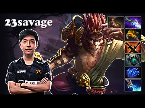 23savage - Monkey King Safelane vs Emo Puck | Dota 2 7.29d Gameplay