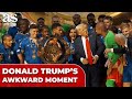 TRUMP S AWKWARD MOMENT During CHELSEA S CLUB WORLD CUP Trophy Celebration
