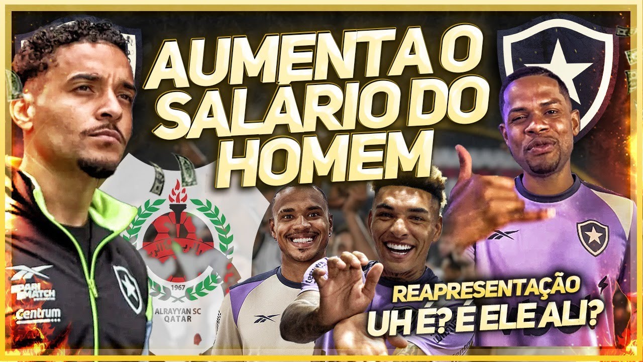 ⚠️JÚNIOR SANTOS SE REAPRESENTA AO BOTAFOGO E FRUSTRA GALO | AUMENTO PARA GREGORE | PRIMEIRO REFORÇO