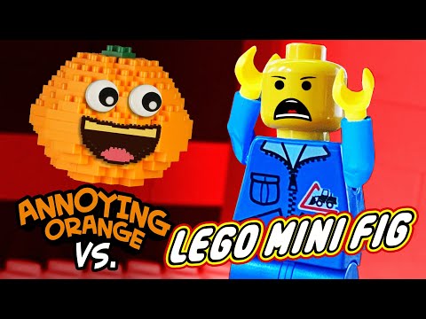 Annoying Orange vs Lego Minifig