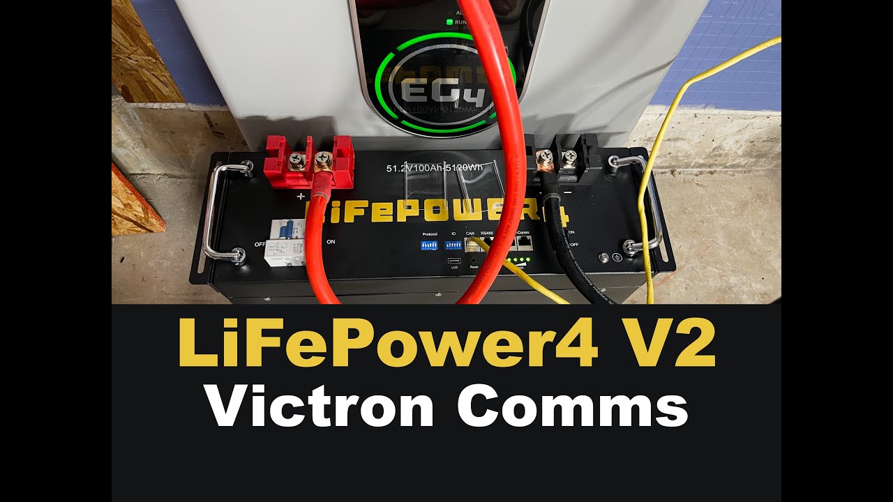 EG4-LifePower4 V2 Lithium Battery BMS communications with Victron Multiplus Cerbo