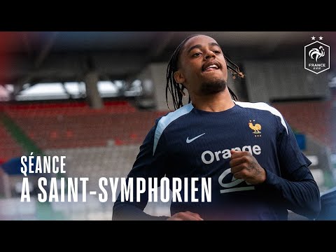 Séance veille de match à Metz