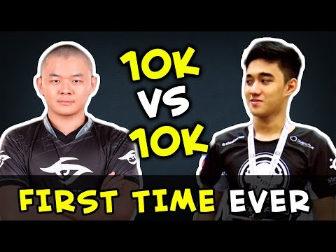 First 10k vs 10k ever in Dota — MidOne vs Abed TI7 pubs