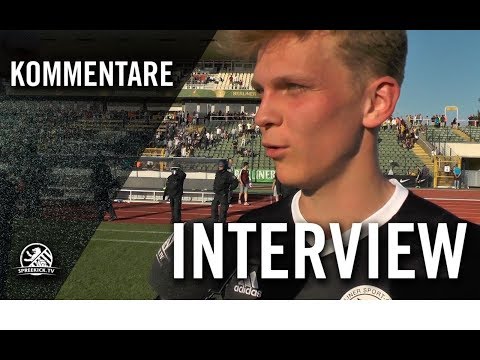 Wehmütiger Kapitän - Louis Arnst (Berliner SC) nach der knapp verpasste Sensation