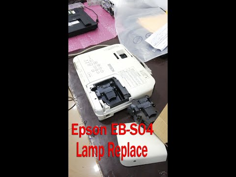 Projector Epson EB S04 Lamp Replace