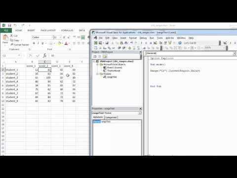 Misc. Properties of Ranges in Excel VBA 2013