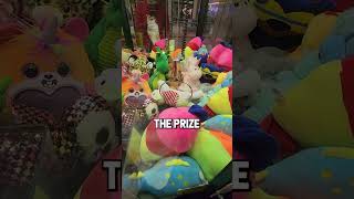 Prize Gets STUCK in the Claw Machine!! #shorts