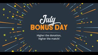 2020 July Bonus Day Campaign Overview 