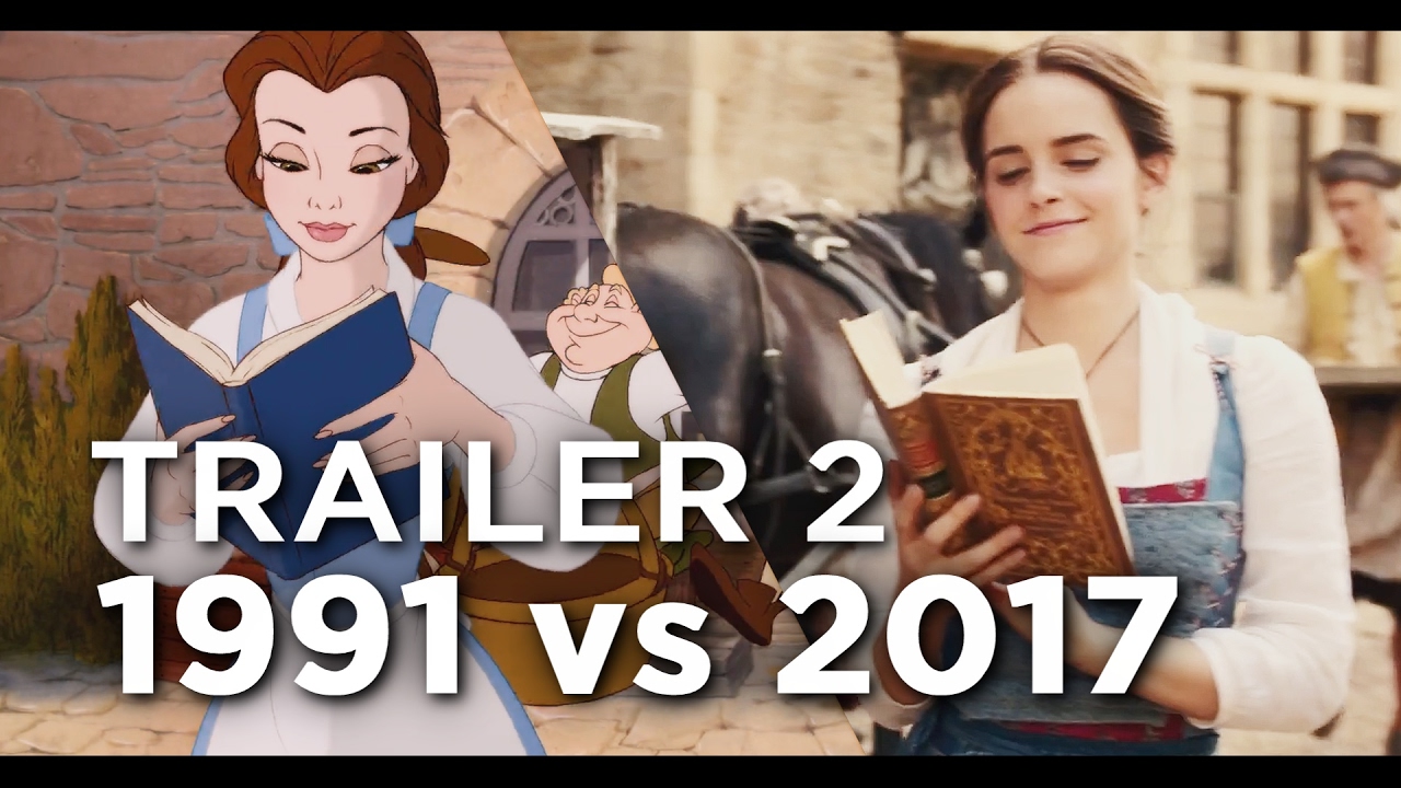 1991 Animated Beauty and the Beast vs. 2017 LiveAction Remake Video(01)
