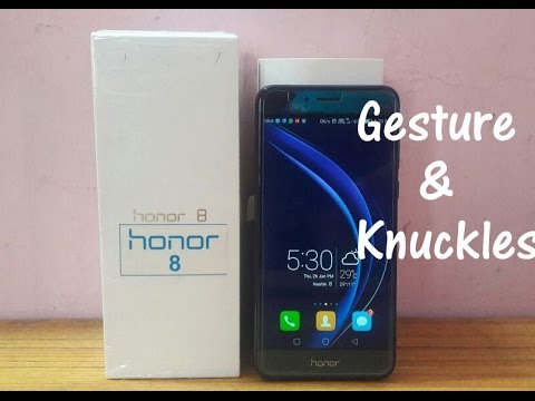 Huawei Honor 8 Gestures and Knuckles