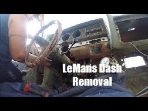 72 lemans dash removal