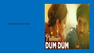 Dum Dum Song Lyrics : Movie : Phillauri