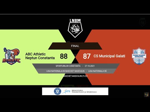 LNBM 2021-2022: Athletic Neptun Constanța - CSM Galați
