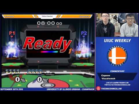 [Smashing Illini Weekly] Streetbread (Captain Falcon) vs. TSI | Visualwatch (Marth) SSBM Singles