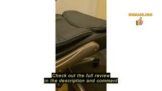 Review COLAMY High Back Executive Office Chair- Ergonomic Home Computer Desk Leather Chair with Padd