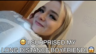 I SURPRISED my LONG DISTANCE BOYFRIEND, Then SLAPPED HIM for PRANKING ME!