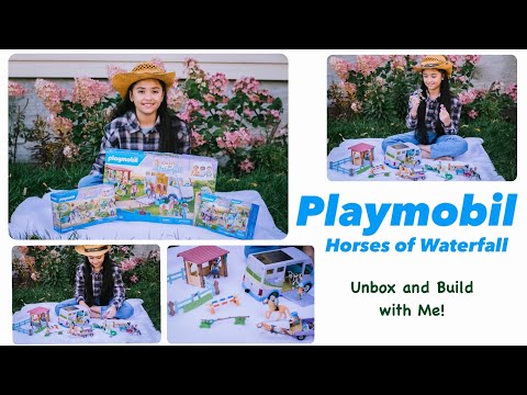 Playmobil Horses of Waterfall | Unbox and Build with Me!