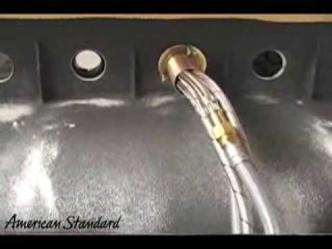 YouTube video about: How to install an american standard kitchen faucet?