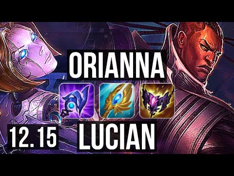 ORIANNA vs LUCIAN (MID) | 8/3/16, Legendary | EUW Master | 12.15