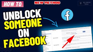 How to Unblock Someone on Facebook on Laptop/computer 2024