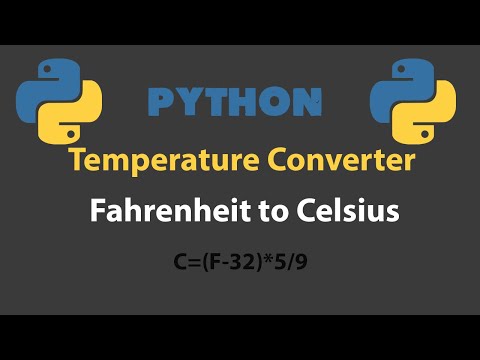 Python Temperature Converter Fahrenheit To Celsius Python Program