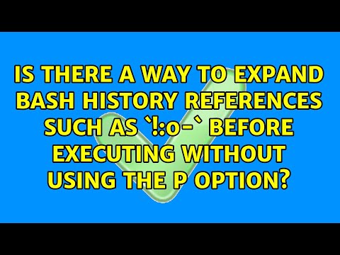 Is there a way to expand bash history references such as `!:0-` before executing without using...