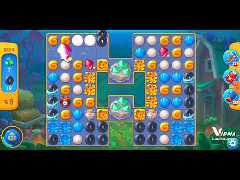 Fishdom. 8804 level no boosters and diamonds. 14 moves