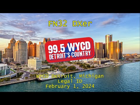 99.5 WYCD | WYCD Detroit, Michigan Legal ID (2/1/2024)