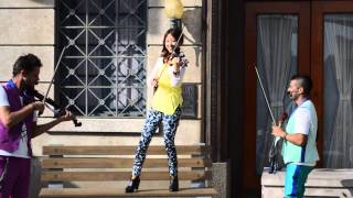 preview picture of video '【ＵＳＪ】ショーアトラクション / ヴァイオリン・トリオ・ジャム 2014 その1 Show attraction / Violin Trio Jam Part 1'